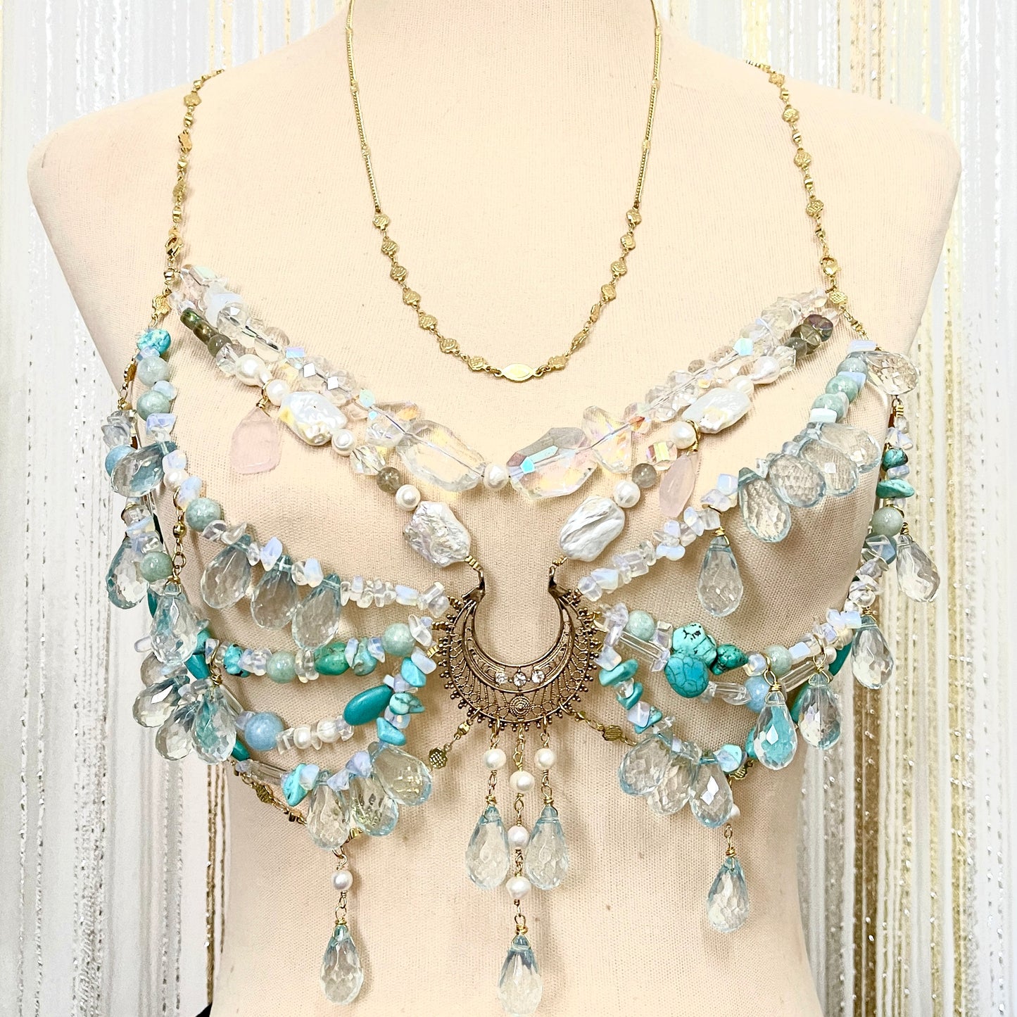 'Sirena' Jewel Bra Corset Body Jewelry