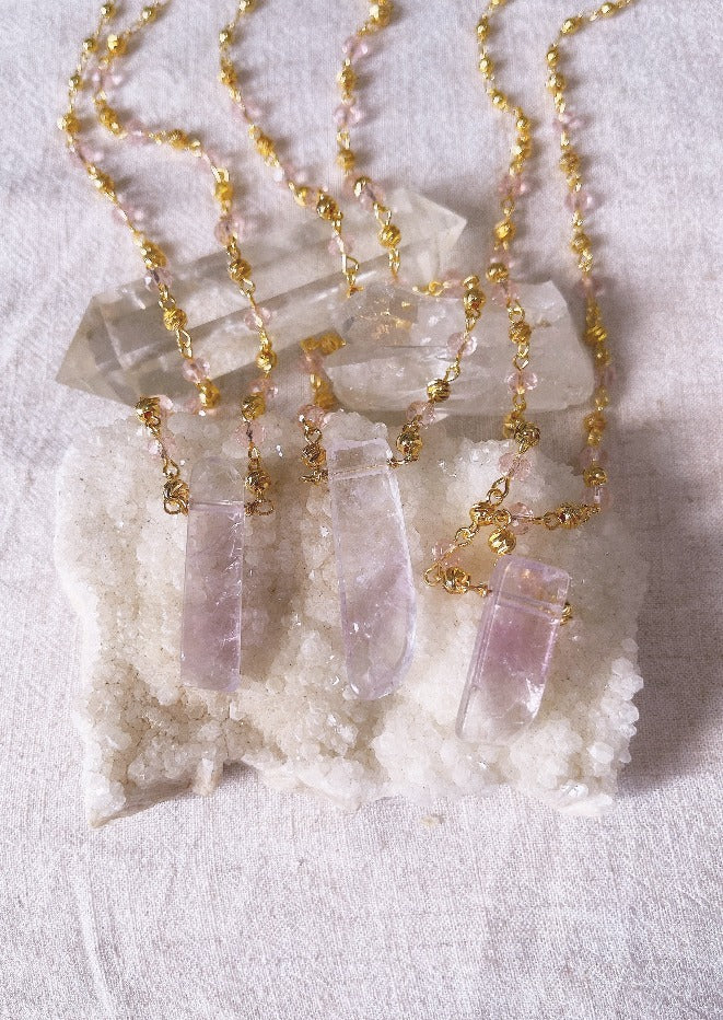 Amethyst Aura Necklace