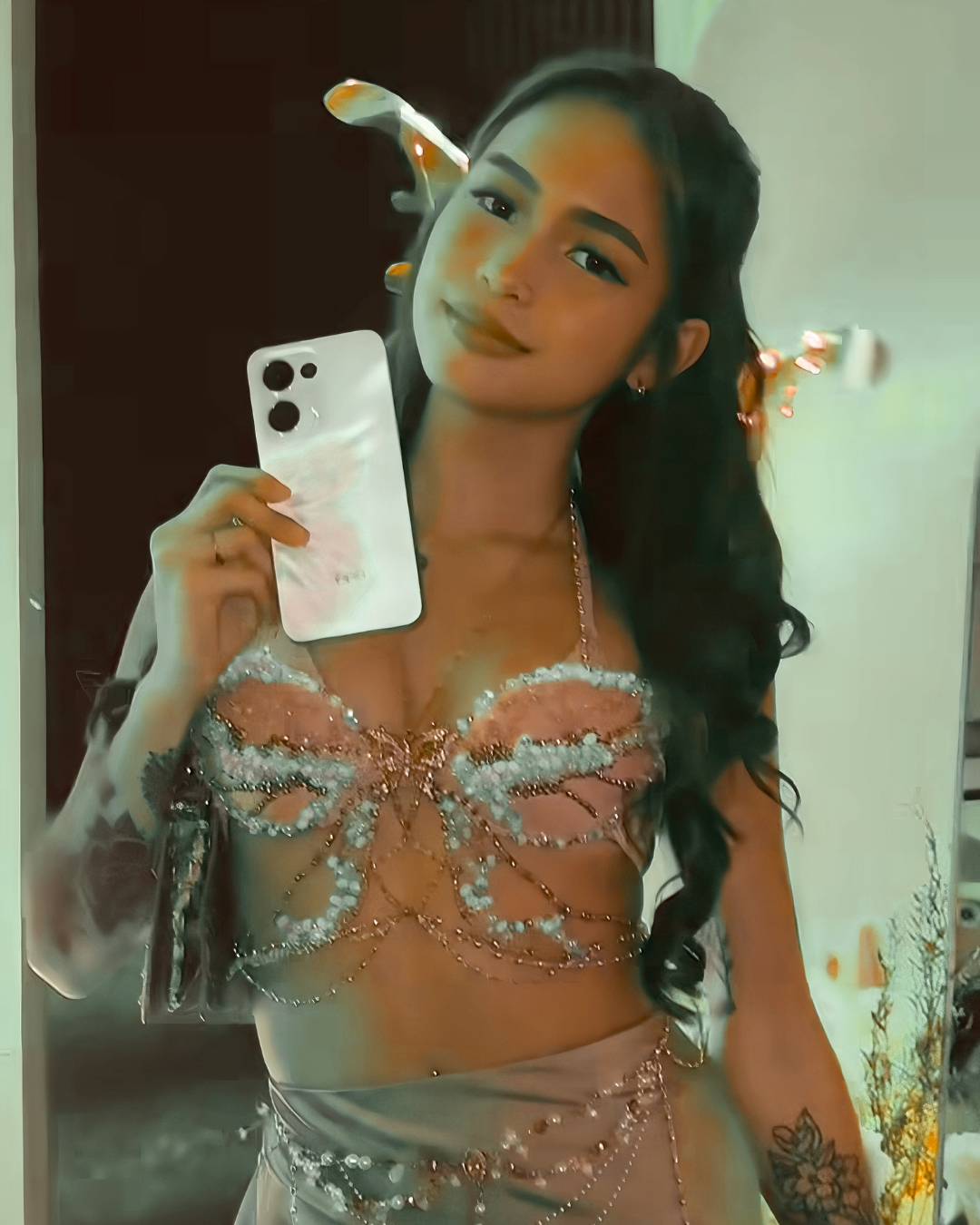 Made in the Philippines ✶ Shipping Worldwide ✶ Available to Rent or Purchase.
Features: Beaded crystal bra top and waist beads and chains. Handmade in Manila. Available for custom orders and rentals.
Tags: Body Chain Philippines, Body Jewelry for Rent, Beaded Top, y2k, Coachella, mermaidcore, Mermaid Outfit, Fairy Outfit, Coachella outfit