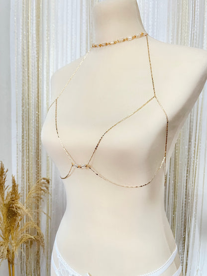 'Hanan' Halter Bra Body Chain