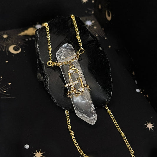 'Guiding Light' Clear Quartz Necklace