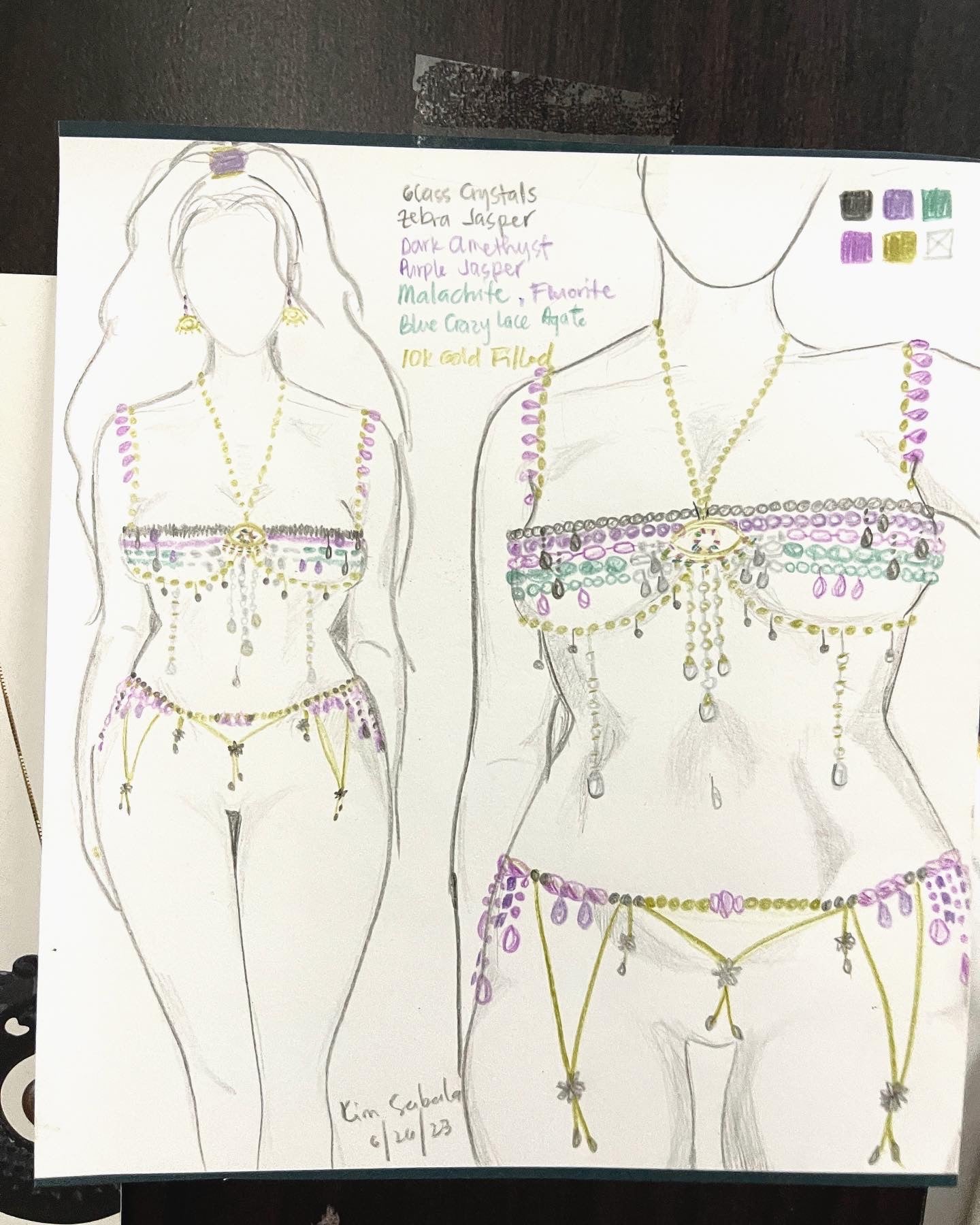 'Hiraya' Jewel Bra Corset