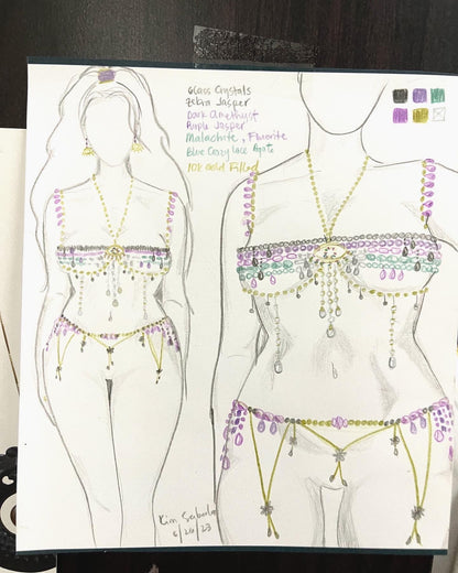 'Hiraya' Jewel Bra Corset