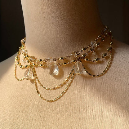 'Gilded Age' Choker + Earrings Set