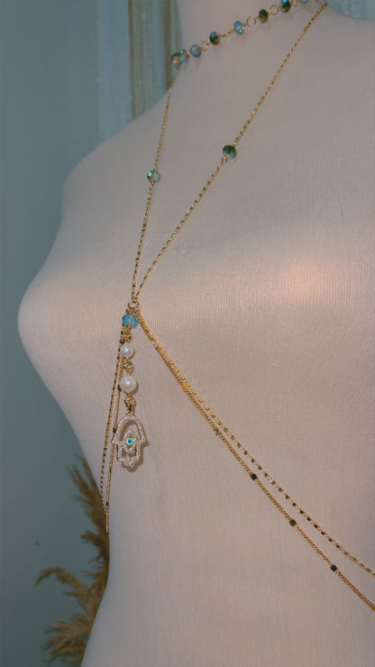 'Hamsa Kali' Body Chain