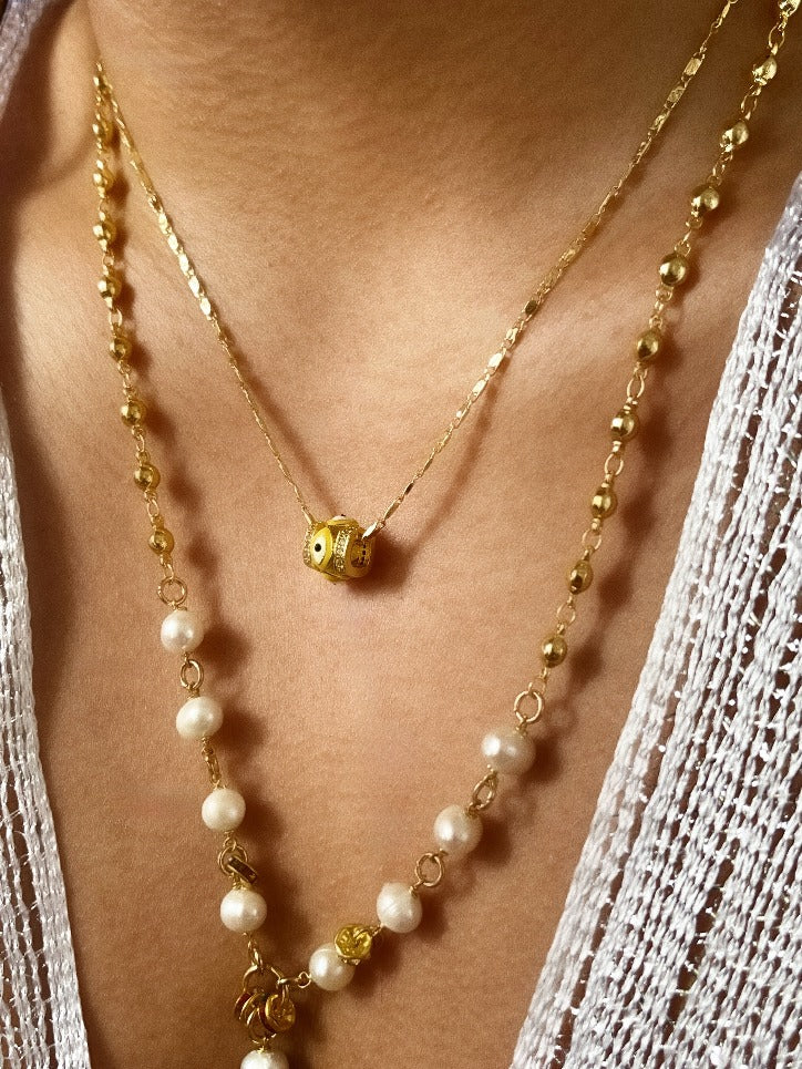 evil eye jewelry collection by stoneriver philippines. Necklaces and Chokers handmade using 10k gold filled and 18k gold plated stainless steel with crystals and freshwater pearls.